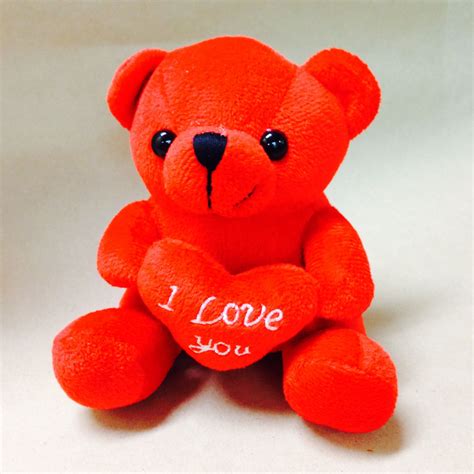 cute red teddy bear|More.